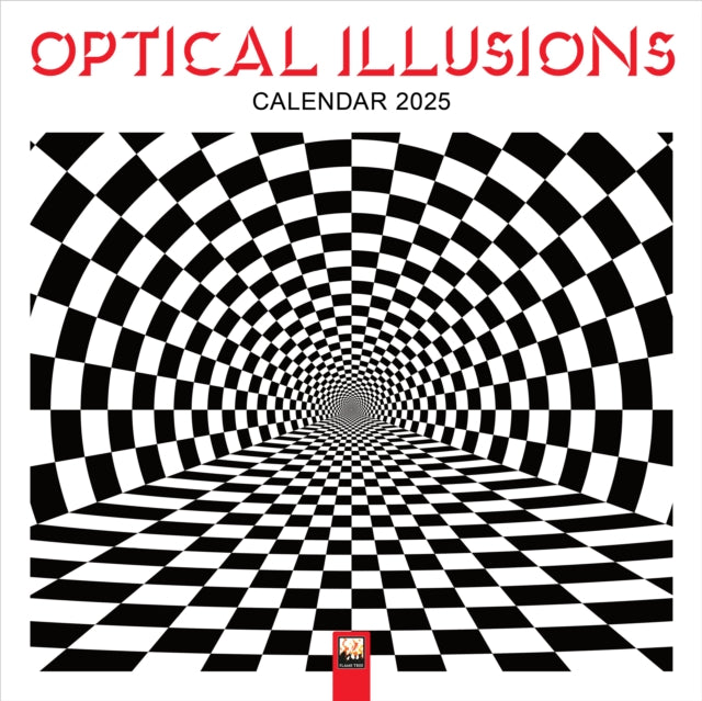 Optical Illusions Wall Calendar 2025 (Art Calendar)-9781835620175