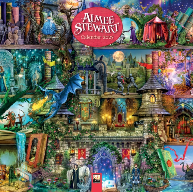 Aimee Stewart Wall Calendar 2025 (Art Calendar)-9781835620441