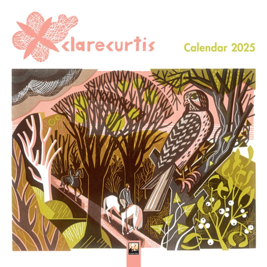 Clare Curtis Wall Calendar 2025 (Art Calendar)-9781835620502