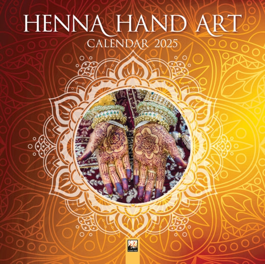 Henna Hand Art Wall Calendar 2025 (Art Calendar)-9781835620526