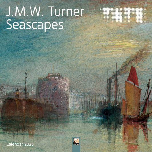 Tate: J.M.W. Turner Seascapes Wall Calendar 2025 (Art Calendar)-9781835620564