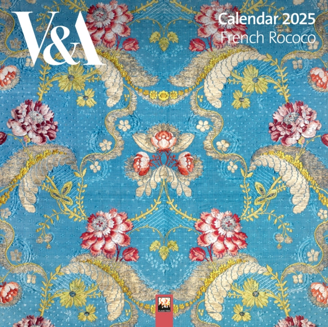 V&A: French Rococo Wall Calendar 2025 (Art Calendar)-9781835620601