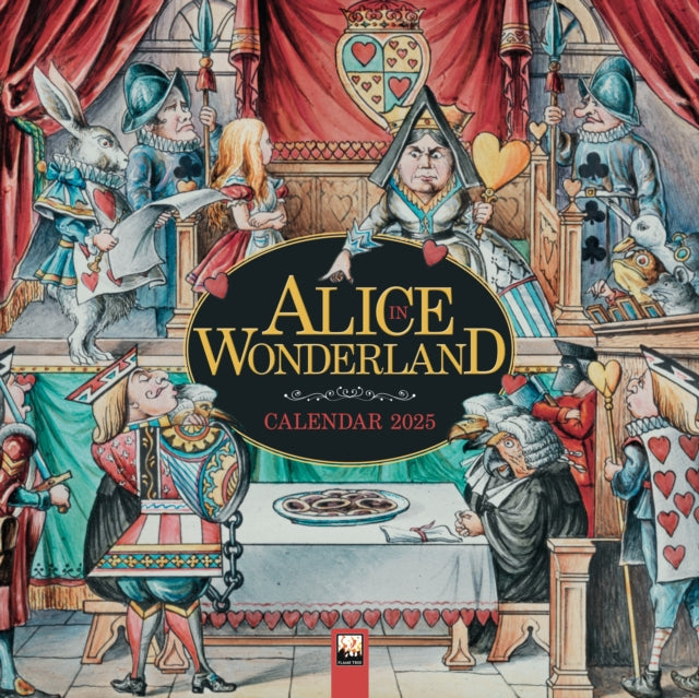 Science Museum: Alice in Wonderland Wall Calendar 2025 (Art Calendar)-9781835620670