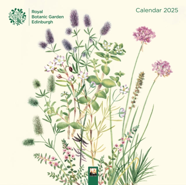 Royal Botanic Garden Edinburgh Wall Calendar 2025 (Art Calendar)-9781835620755