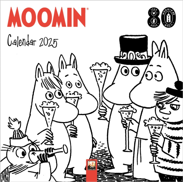 Moomin: Comic Strip Mini Wall Calendar 2025 (Art Calendar)-9781835621172