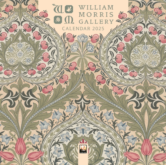 William Morris Gallery Mini Wall Calendar 2025 (Art Calendar)-9781835621189