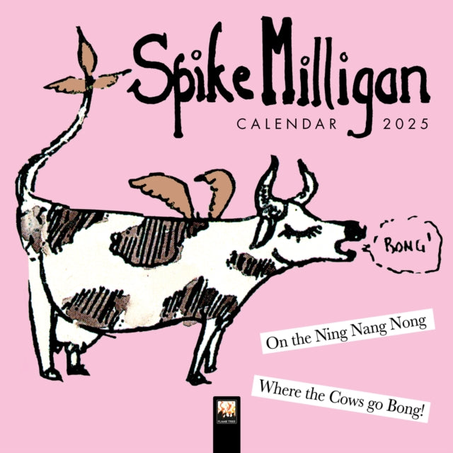 Spike Milligan Mini Wall Calendar 2025 (Art Calendar)-9781835621196