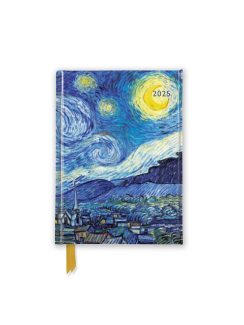 Vincent van Gogh: The Starry Night 2025 Luxury Pocket Diary Planner - Week to View-9781835621462