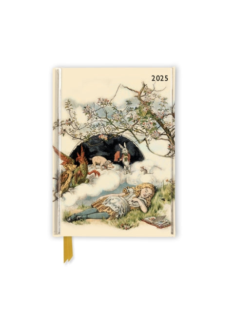 British Library: Alice Asleep 2025 Luxury Pocket Diary Planner - Week to View-9781835621509