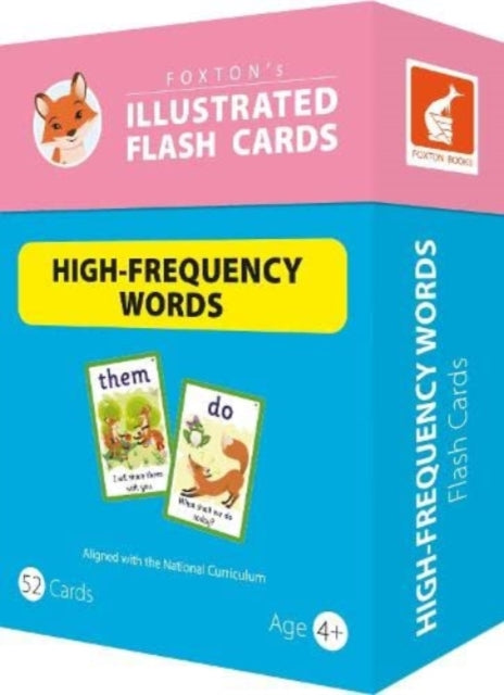 Illustrated High-Frequency Words Flash Cards for Reception, Year 1 and Year 2 - Perfect for Home Learning - with 100 Colourful Illustrations-9781839250866