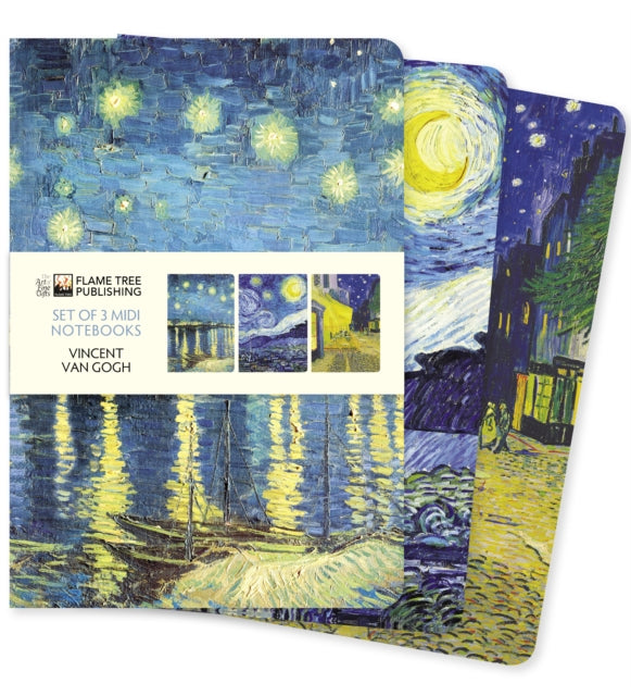 Vincent van Gogh Set of 3 Midi Notebooks-9781839644863