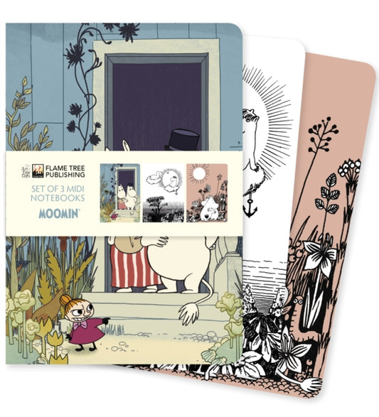 Moomin Set of 3 Midi Notebooks-9781839647581