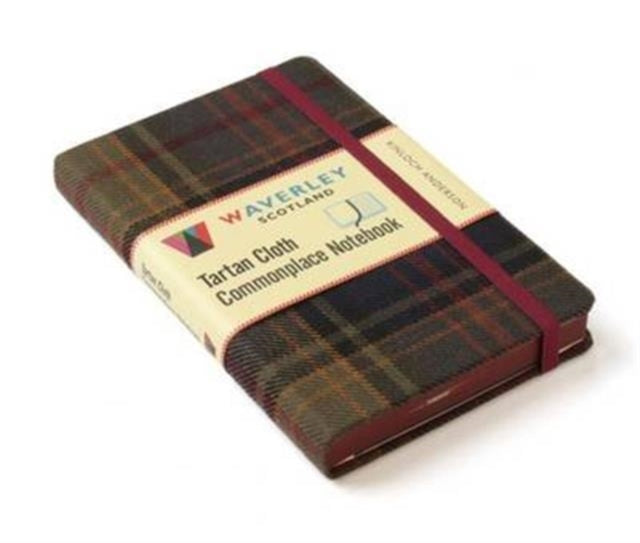 Waverley (M): Kinloch Anderson Tartan Cloth Pocket Commonplace Notebook-9781849344104