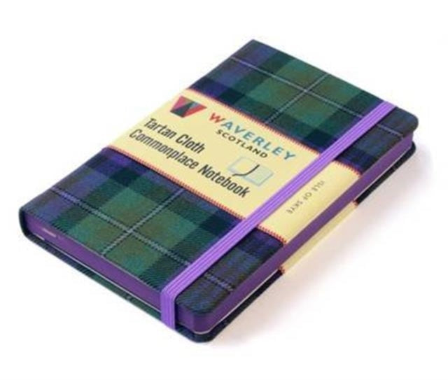 Isle of Skye Tartan : Waverley Scotland Large Tartan Cloth Commonplace Notebook-9781849344524