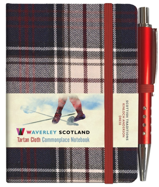 Waverley S.T. (S): Dress Mini with Pen Pocket Genuine Tartan Cloth Commonplace Notebook-9781849344678