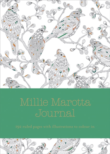 Millie Marotta Journal : ruled pages with full page illustrations from Wild Savannah-9781849943802