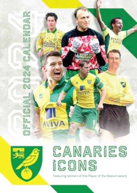 The Official Canaries Icons A3 Calendar 2024-9781915571489