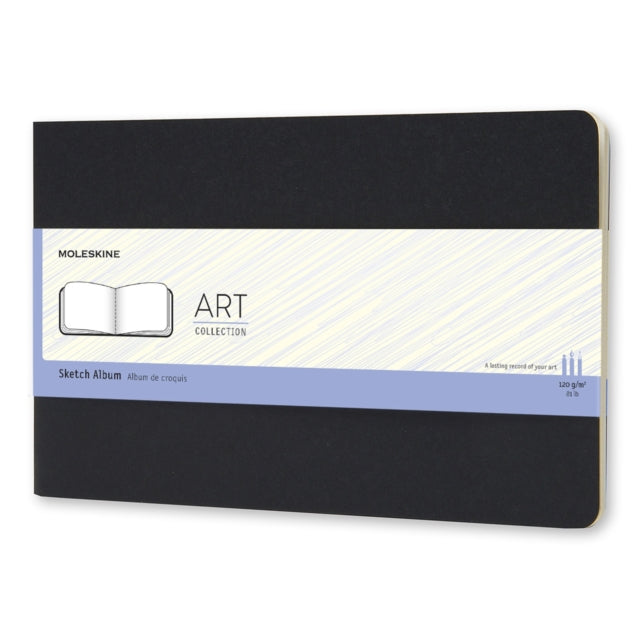 Moleskine Large Art Plus Cahier Sketch Album Black-9788867323364