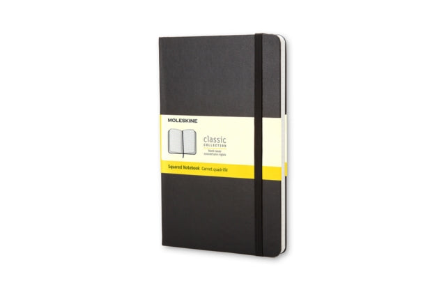 Moleskine Pocket Squared Hardcover Notebook Black-9788883701023