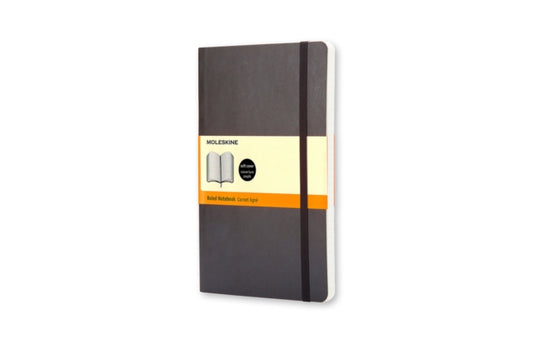 Moleskine Soft Large Ruled Notebook Black-9788883707162