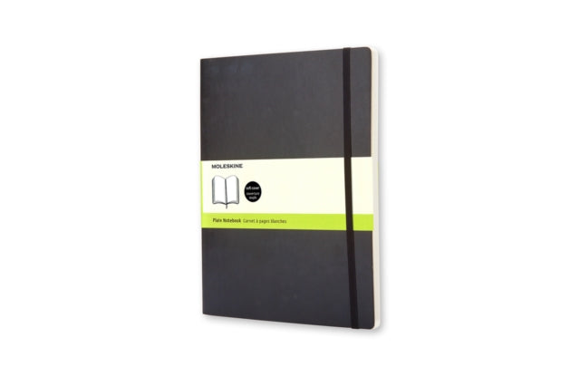 Moleskine Soft Extra Large Plain Notebook Black-9788883707261